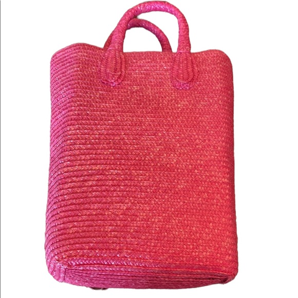 4/$20!!!  Bubblegum Pink Straw Bag - Picture 2 of 6